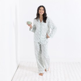 Gracious-Living-100-Cotton-Long-PJ-Set-Floral on sale