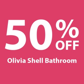 50%25+off+Olivia+Shell+Bathroom+Range