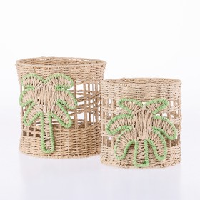 Palm+Basket+Set