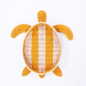 Design-Republique-Decor-Turtle-Tray-Orange on sale