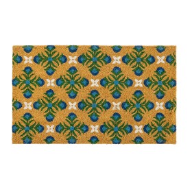 Solace-Gabriel-Tile-Floral-Coir-Mat on sale