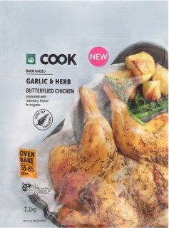 Woolworths-Cook-Butterflied-Chicken-11kg-Garlic-Herb-Sundried-Tomato-11kg on sale