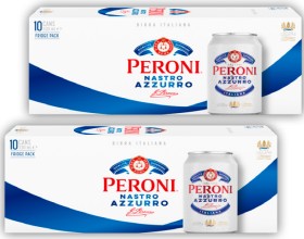 Peroni+Nastro+Azzurro+Cans+10+Pack