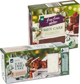 Woolworths-Iced-Fruit-Cake-Slices-5-Pack-or-Free-From-Gluten-Fruit-Cake-500g on sale