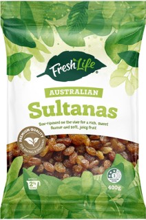 NEW+FreshLife+Australian+Sultanas+400g