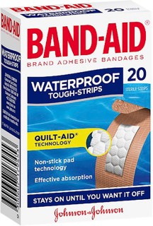 Band+Aid+Tough+Strips+Waterproof+20+Pack