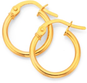 9ct-13mm-Hoops on sale