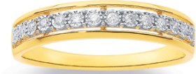9ct-Miracle-Plate-Diamond-Ring on sale