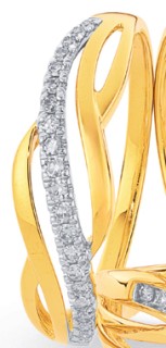 9ct%2C+Diamond+Wave+Ring