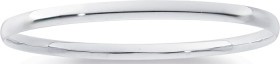 Sterling-Silver-45x65mm-Round-Comfort-Bangle on sale