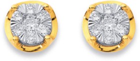 9ct-Diamond-Miracle-Plate-Studs on sale