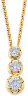9ct-Diamond-Miracle-Plate-Pendant on sale