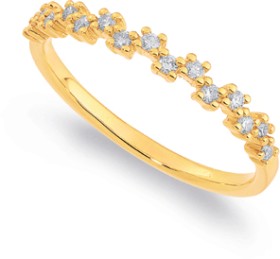 9ct-Diamond-Stacker-Ring on sale