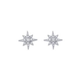 9ct%2C+Diamond+North+Star+Studs