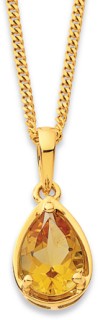 9ct-Citrine-Pendant on sale