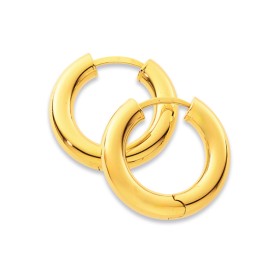 9ct+Round+Tube+Hinge+Hoops