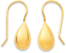 9ct-Hook-Drop-Earrings on sale