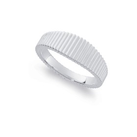Sterling-Silver-Ridged-Ring on sale