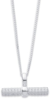 Sterling+Silver+Fob+Pendant+%26amp%3B+Chain