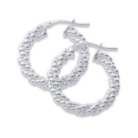 Sterling-Silver-Bubble-Twist-Hoops on sale