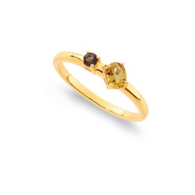 Eliza+9ct+Citrine+%26amp%3B+Smoky+Quartz+Ring