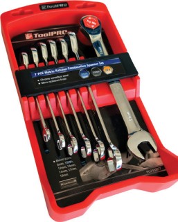 ToolPRO-7-Pce-Ratchet-Spanner-Set on sale