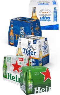 Speights-Summit-Ultra-Low-Carb-Tiger-or-Tiger-Crystal-Ultra-Low-Carb-12-X-330mL-BottlesCans-or on sale