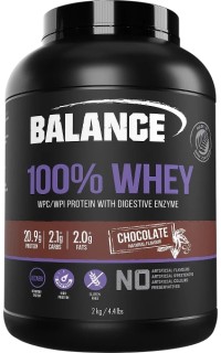 Balance+100%25+Whey+Protein+Powder+Chocolate+Flavour+2kg
