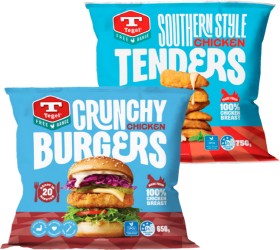 Tegel-Free-Range-Burgers-Tenders-Steaks-or-Bites-650-750g on sale