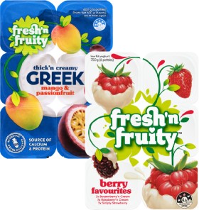 Freshn-Fruity-Yoghurt-6-Pack-or-Greek-Yoghurt-6-Pack on sale