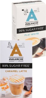 Avalanche-Coffee-10-Pack-or-Chai-Latte-200g on sale