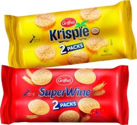 Griffin%26rsquo%3Bs+Gingernuts%2C+Krispie%2C+or+Super+Wine+Twin+Pack+500g