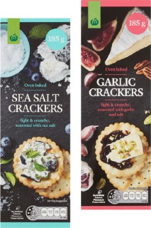 Woolworths-Crackers-170-185g on sale