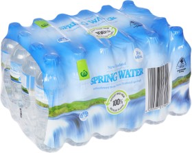Woolworths-Still-Spring-Water-600ml-Bottles-24-Pack on sale