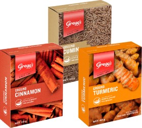 Greggs-Spices-30-40g on sale