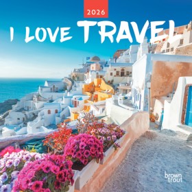 2026+I+Love+Travel+Wall+Calendar