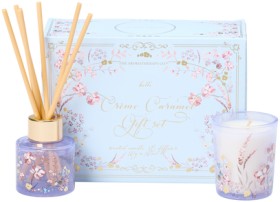 The-Aromatherapy-Co-Belle-Candle-Diffuser-Creme-Caramel-Gift-Set on sale