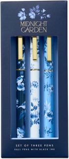 WHSmith-Midnight-Garden-Pack-of-3-Pens on sale