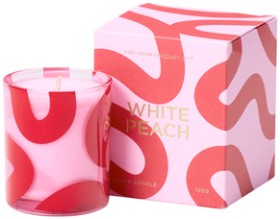 The+Aromatherapy+Co.+Brights+Scented+Candle+White+Peach+100g