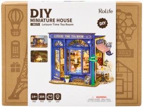 Rolife-DIY-Miniature-kit-Leisure-Time-Tea-Room on sale