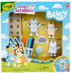 Bluey-Scribble-Scrubbie-Single-Pack-Assorted on sale