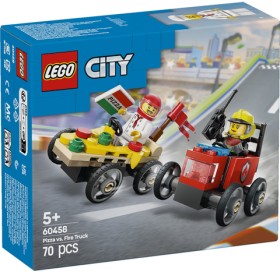 LEGO+City%3A+Pizza+vs.+Fire+Truck+Race+Car+60458
