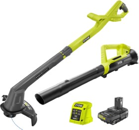 Ryobi-ONE18V-Line-Trimmer-Blower-Kit on sale