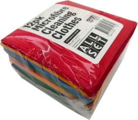 All-Set-Microfibre-Cleaning-Cloths-Pack-of-12 on sale