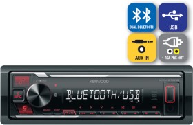 Kenwood-Single-DIN-Head-Unit-with-Bluetooth on sale
