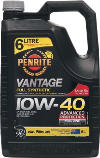 Penrite-Vantage-10W-40-FS-6L on sale