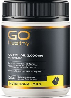 GO+Healthy+GO+Fish+Oil+Supplement+2%2C000mg+Odourless+230Caps