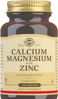 Solgar+Calcium+Magnesium+Plus+Zinc+Tablets+100s