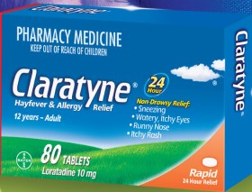 Claratyne-Tabs-10mg-x-80 on sale