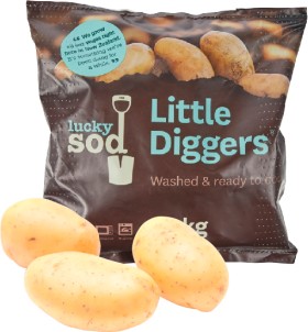 Lucky-Sod-Little-Digger-Potatoes-1kg on sale